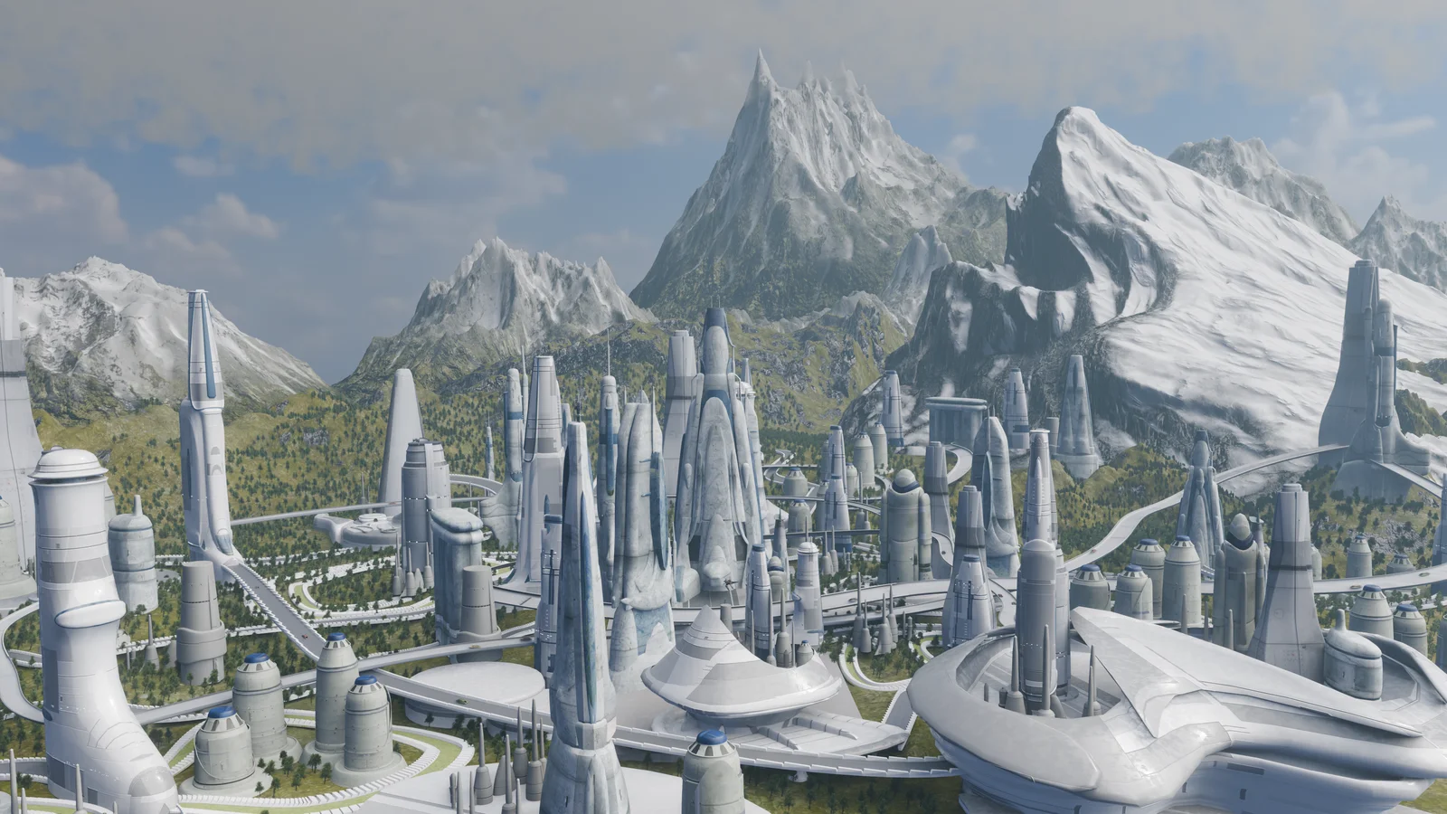 Galactic Cityscape Kitbash screenshot 6