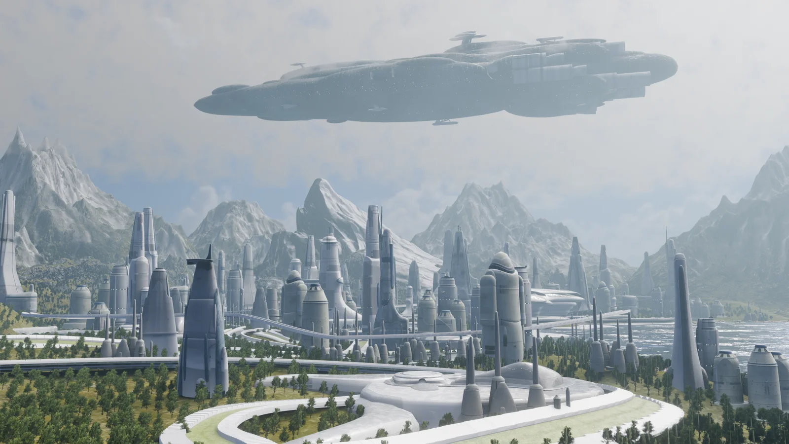 Galactic Cityscape Kitbash screenshot 8