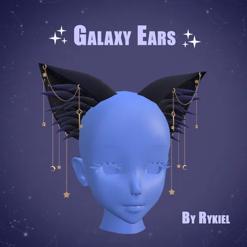 Galaxy Ears - Blender 3d models