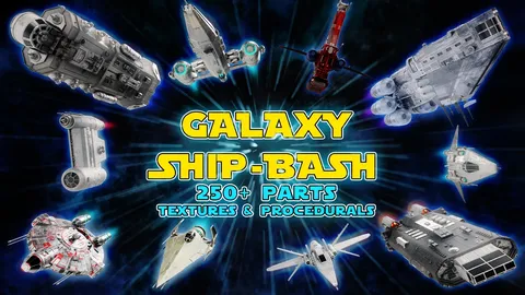 Galaxy Ship-Bash - Blender 3d models