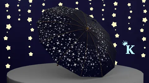 Galaxy Umbrella - Blender 3d models