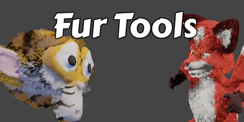 Game Ready Fur - Blender geometry nodes