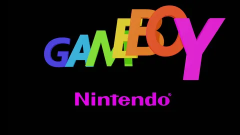 Gameboy Advance Startup Remake - Blender scenes