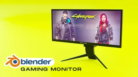 Gaming Monitor - Blender 3d models