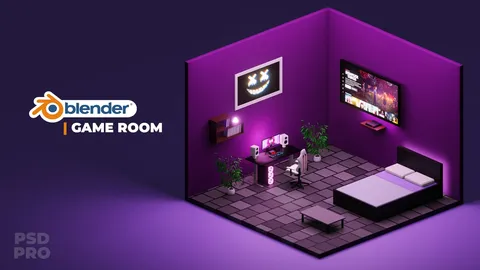 Gaming Room - Blender scenes