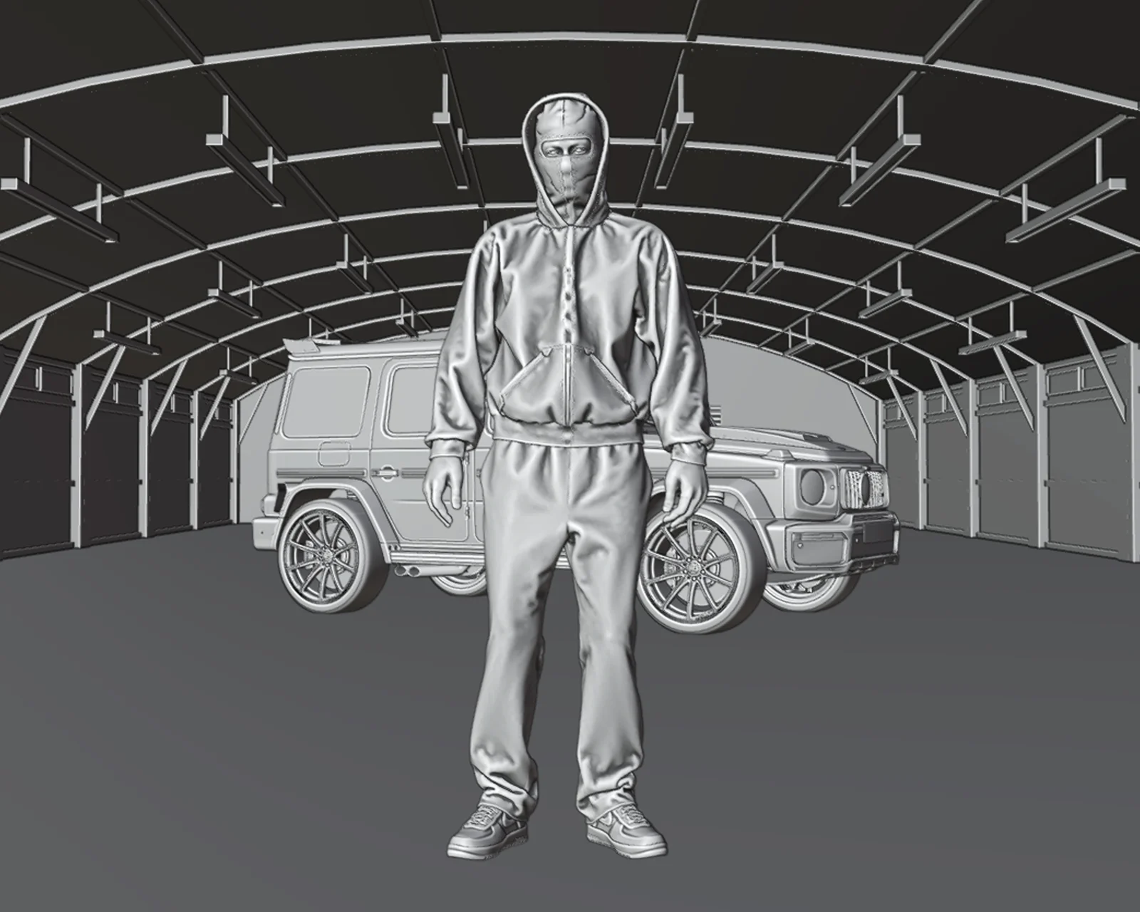 Garage Hoodie Mockup screenshot 2