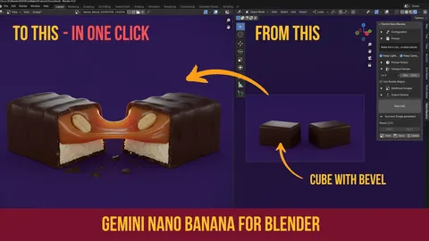 Gemini Nano Banana Pro - Blender addons