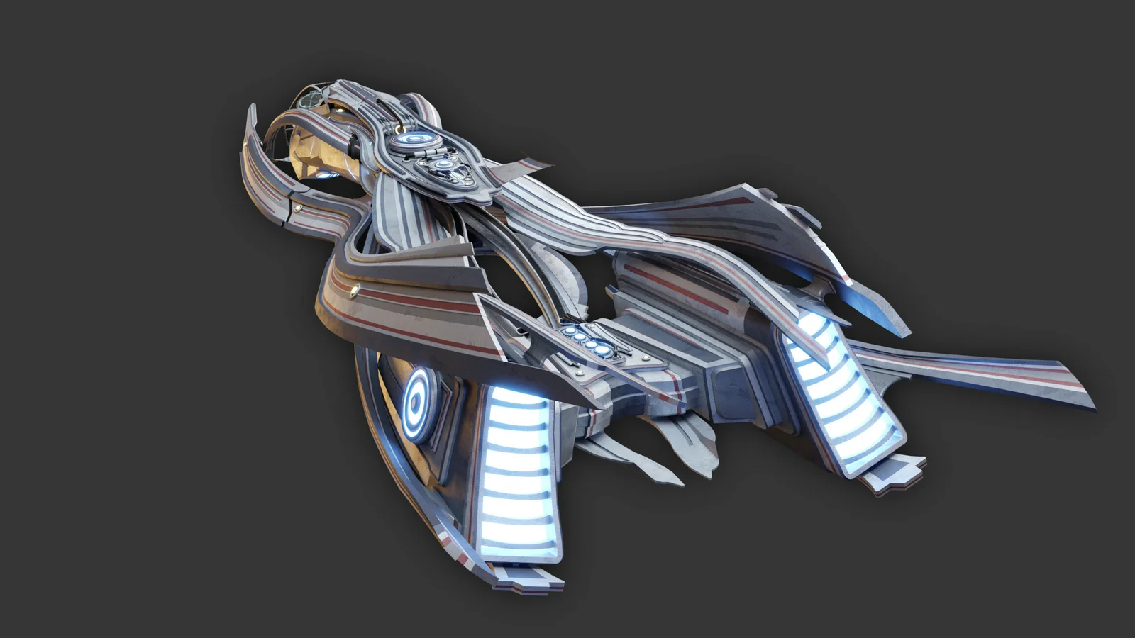 Gemini Small Scifi Starship screenshot 3