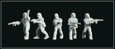 Generic Insurgents - Blender 3d models