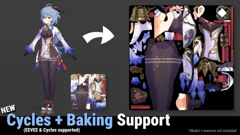 Genshin Impact Character Shader - Blender shaders