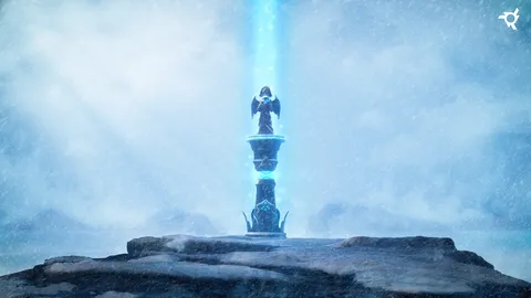 Genshin Impact Dragonspine Scene - Blender scenes