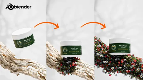 Geo Growth Product Animation - Blender geometry nodes