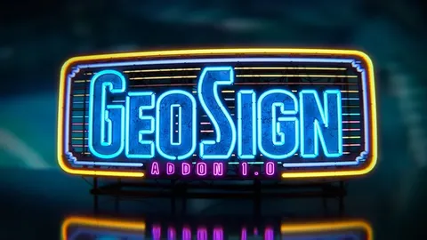 Geo Sign - Blender addons