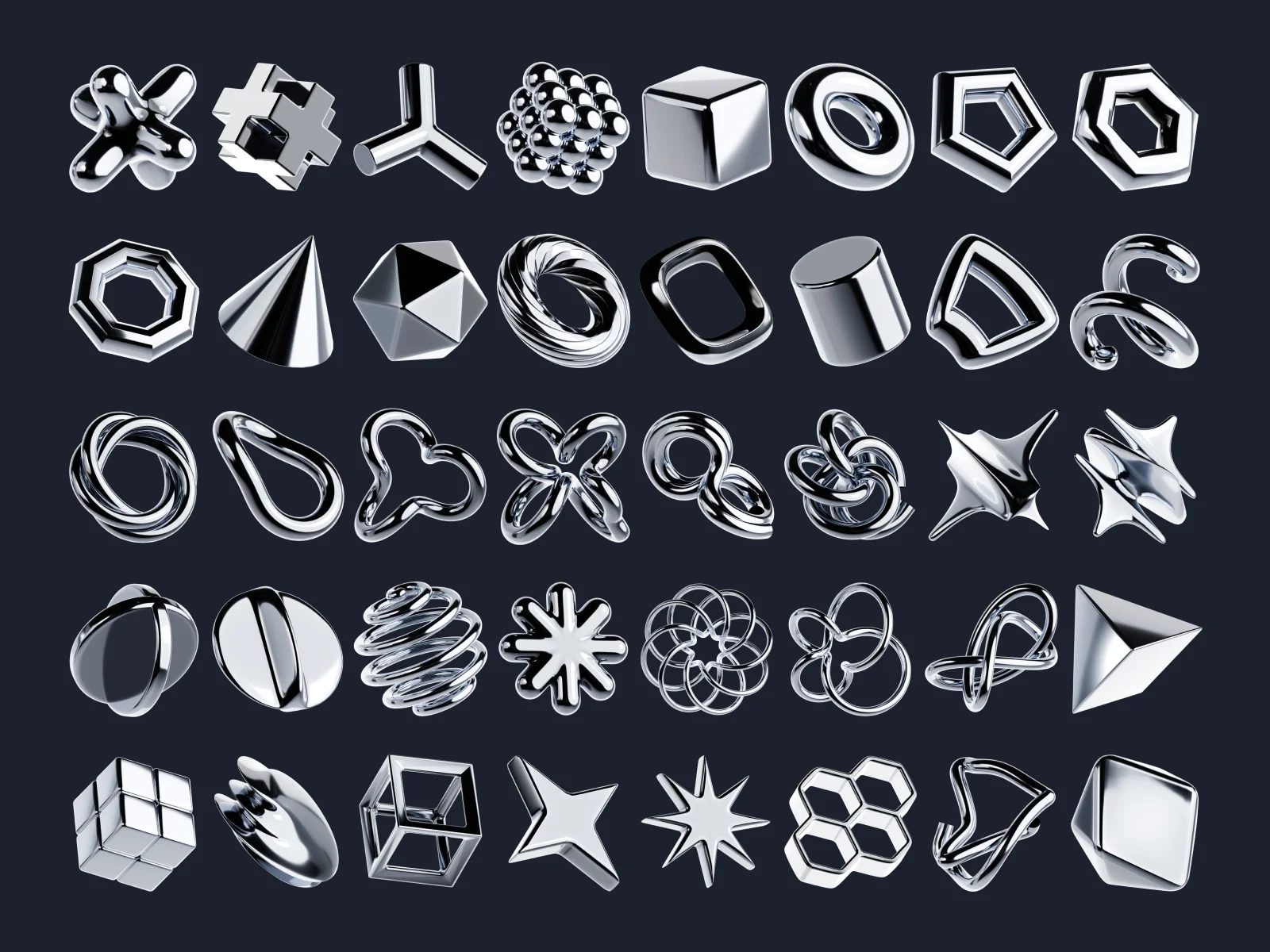 Chromix Abstract Shapes screenshot 2