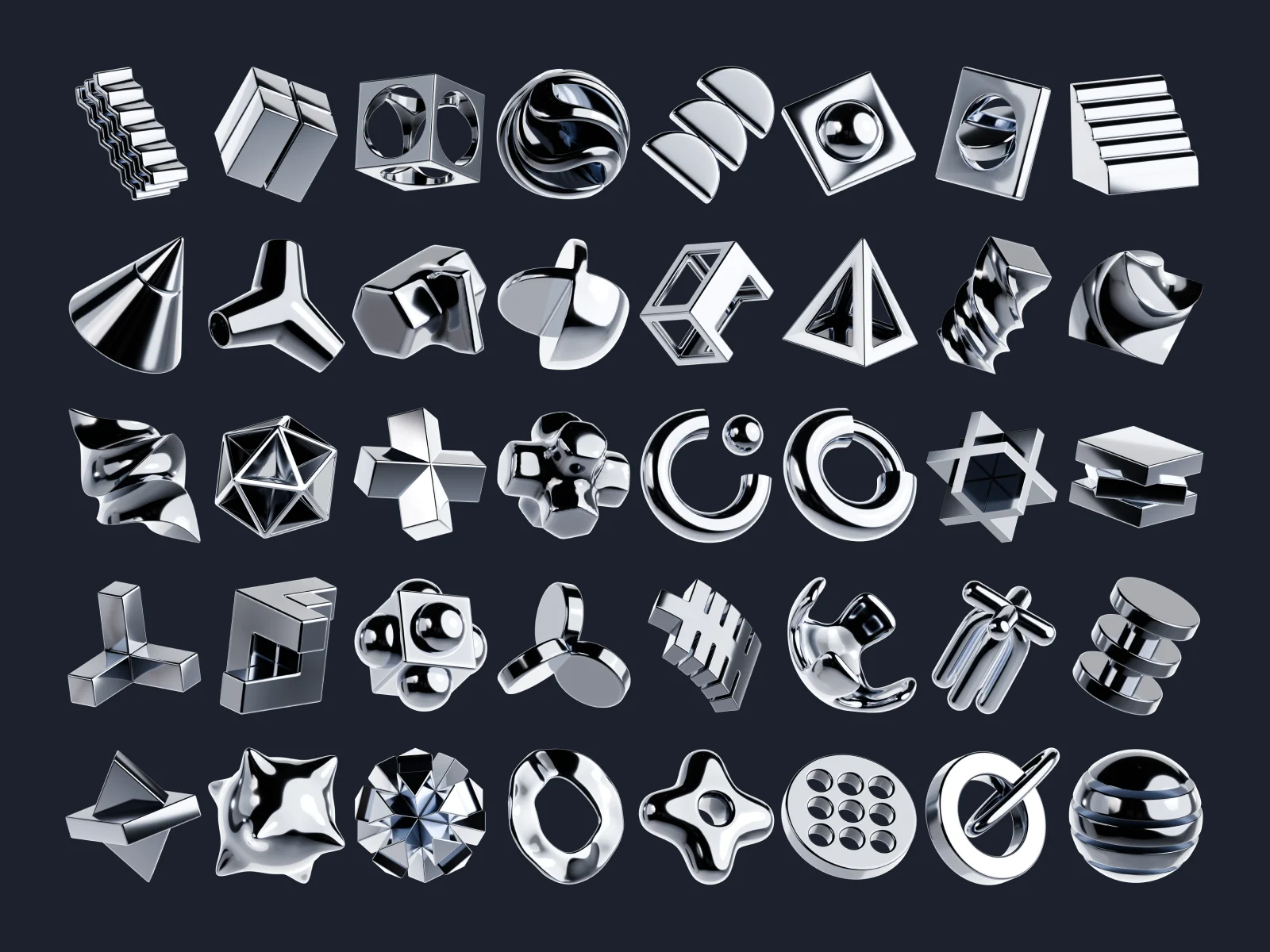 Chromix Abstract Shapes screenshot 4