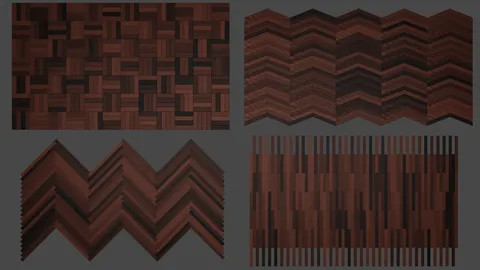 Wood Flooring - Blender geometry nodes