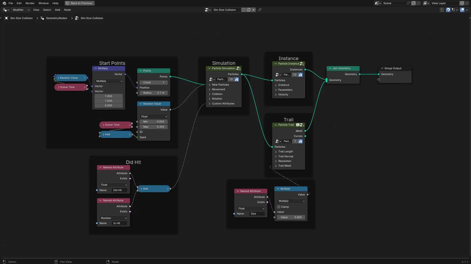Geometry Node Particle System screenshot 4