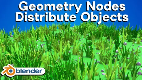 Distribute Objects Tutorial Files - Blender tutorials & courses