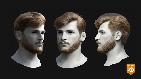 Geometry Nodes Hair Demo - Blender geometry nodes