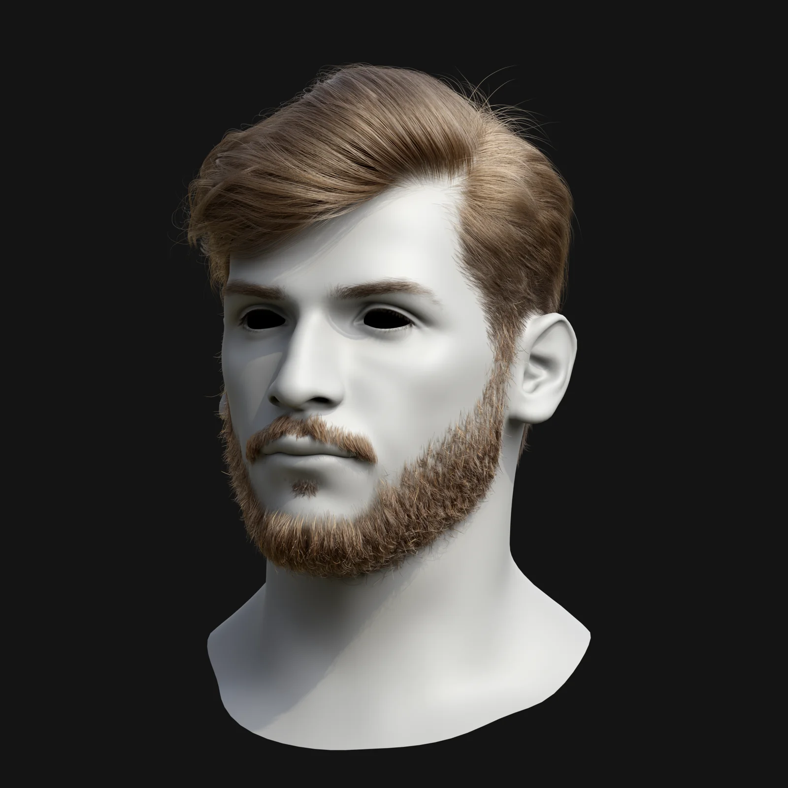 Geometry Nodes Hair Demo screenshot 2