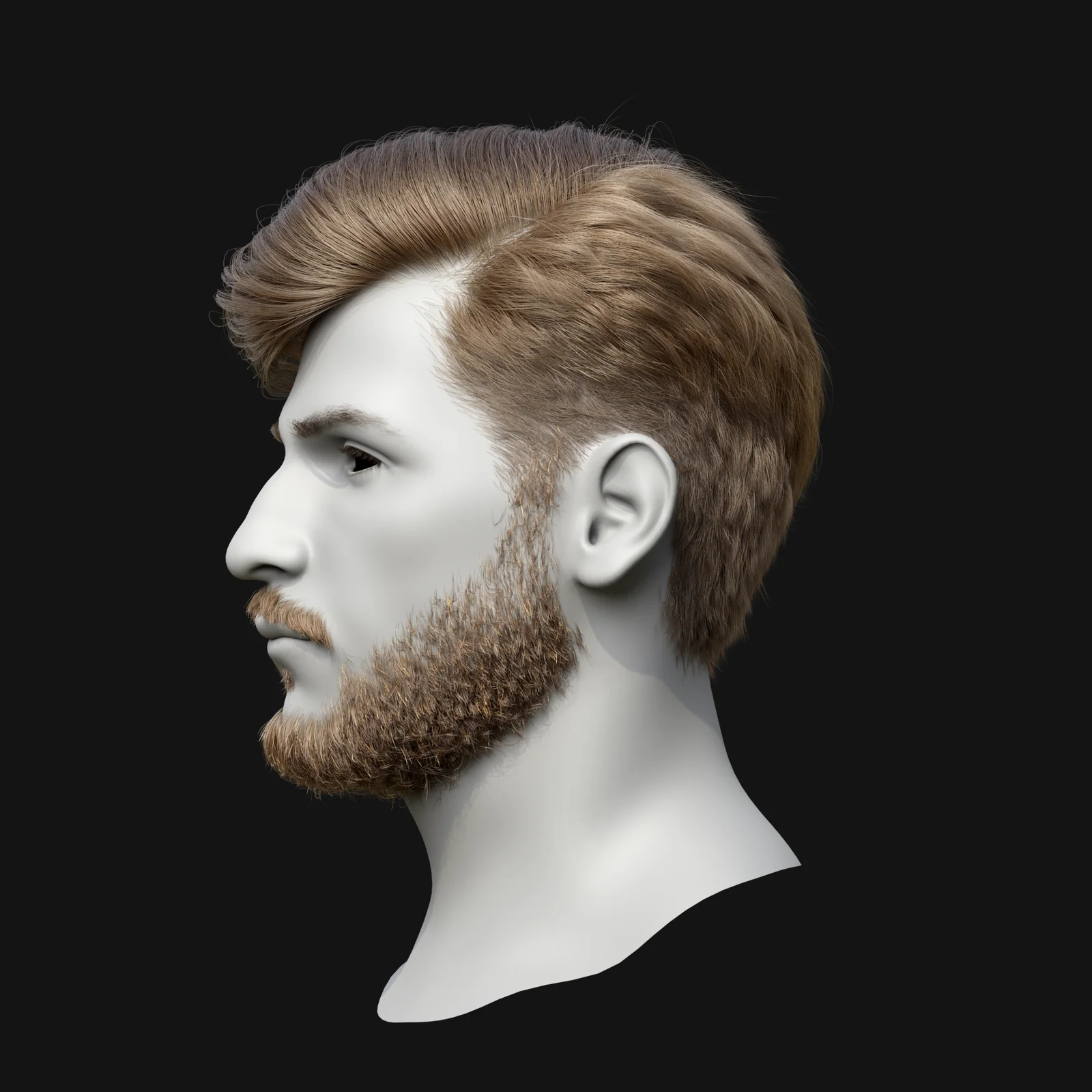 Geometry Nodes Hair Demo screenshot 3