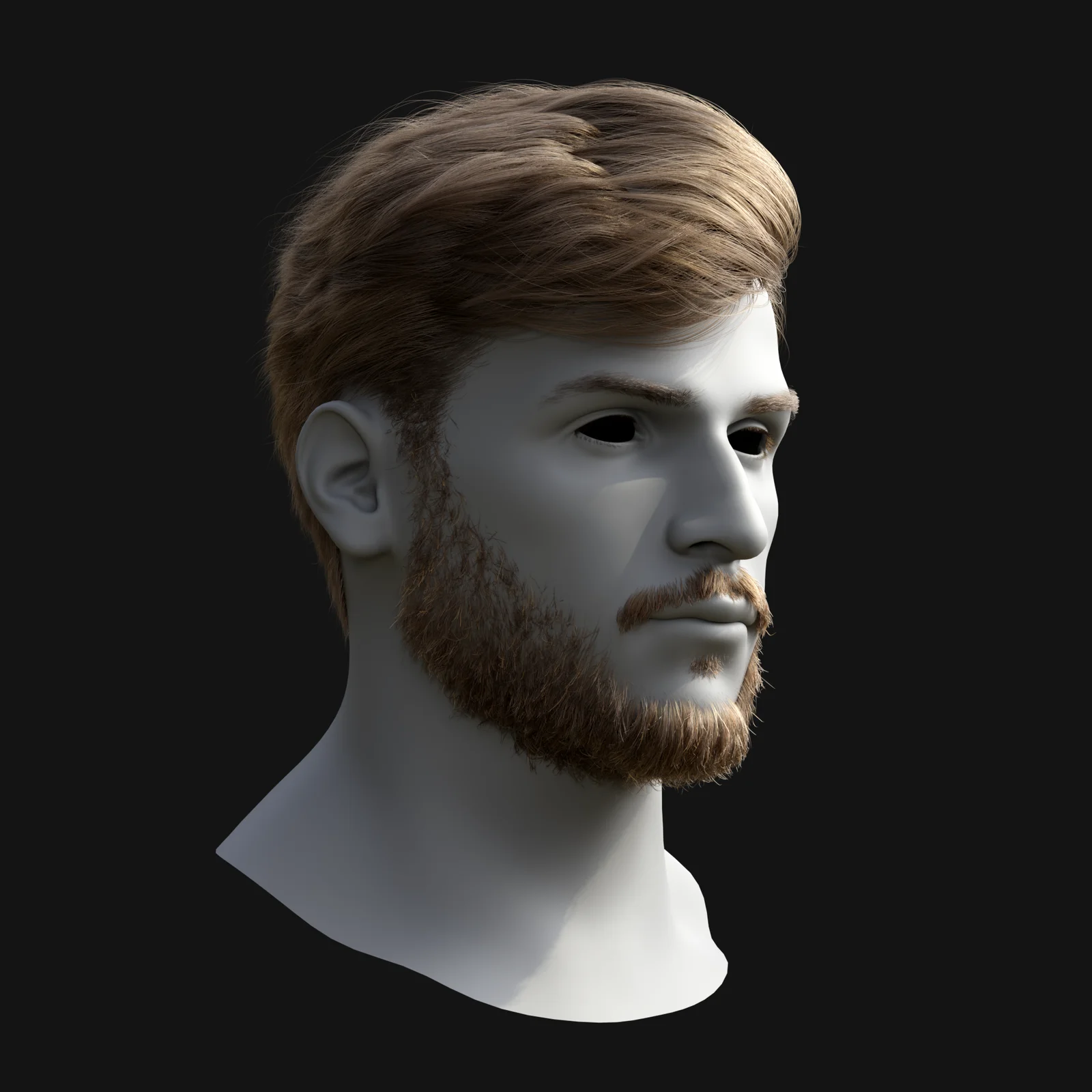 Geometry Nodes Hair Demo screenshot 4