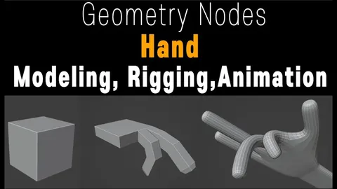 Geometry Nodes Hand - Blender geometry nodes