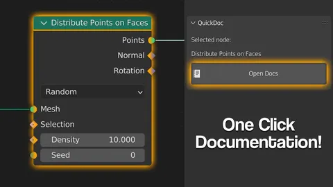 Geometry Nodes QuickDoc - Blender addons