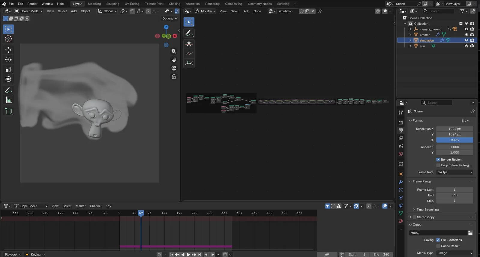 Geometry Nodes Smoke screenshot 3