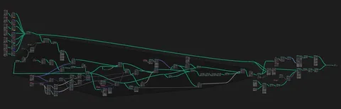 Tetris Experiment - Blender geometry nodes