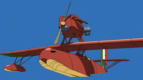 Porco Rosso Seaplane - Blender 3d models