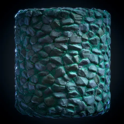 Ghibli Stone Floor - Blender textures & materials