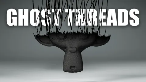 Ghost Thread FX - Blender geometry nodes