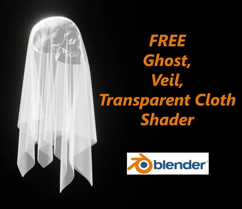 Ghost Transparent Cloth Shader - Blender shaders