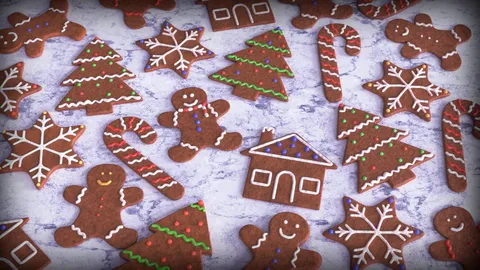 Gingerbread Cookies - Blender 3d models