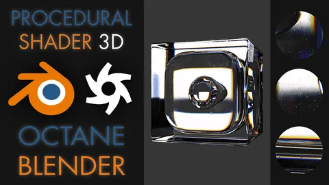 Glass Procedural Shader - Blender shaders
