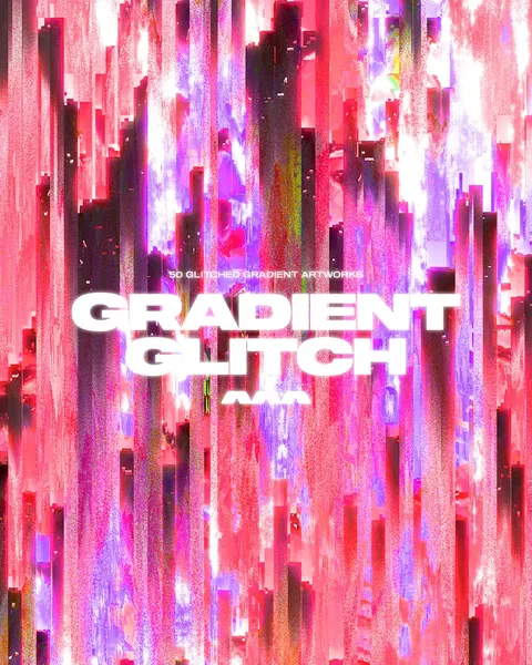 Glitch Gradients - Blender textures & materials