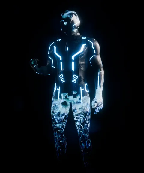 Glitch Reveal - Blender shaders