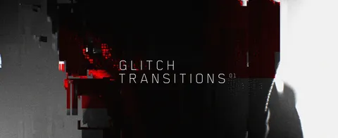 Glitch Transitions 01 - Blender textures & materials