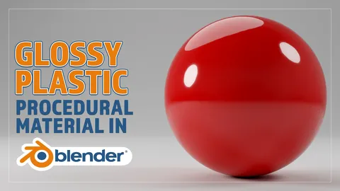 Glossy Plastic Procedural Material - Blender shaders