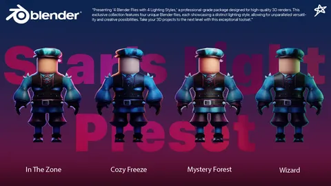 Glow Like A Star - Blender lighting & hdris