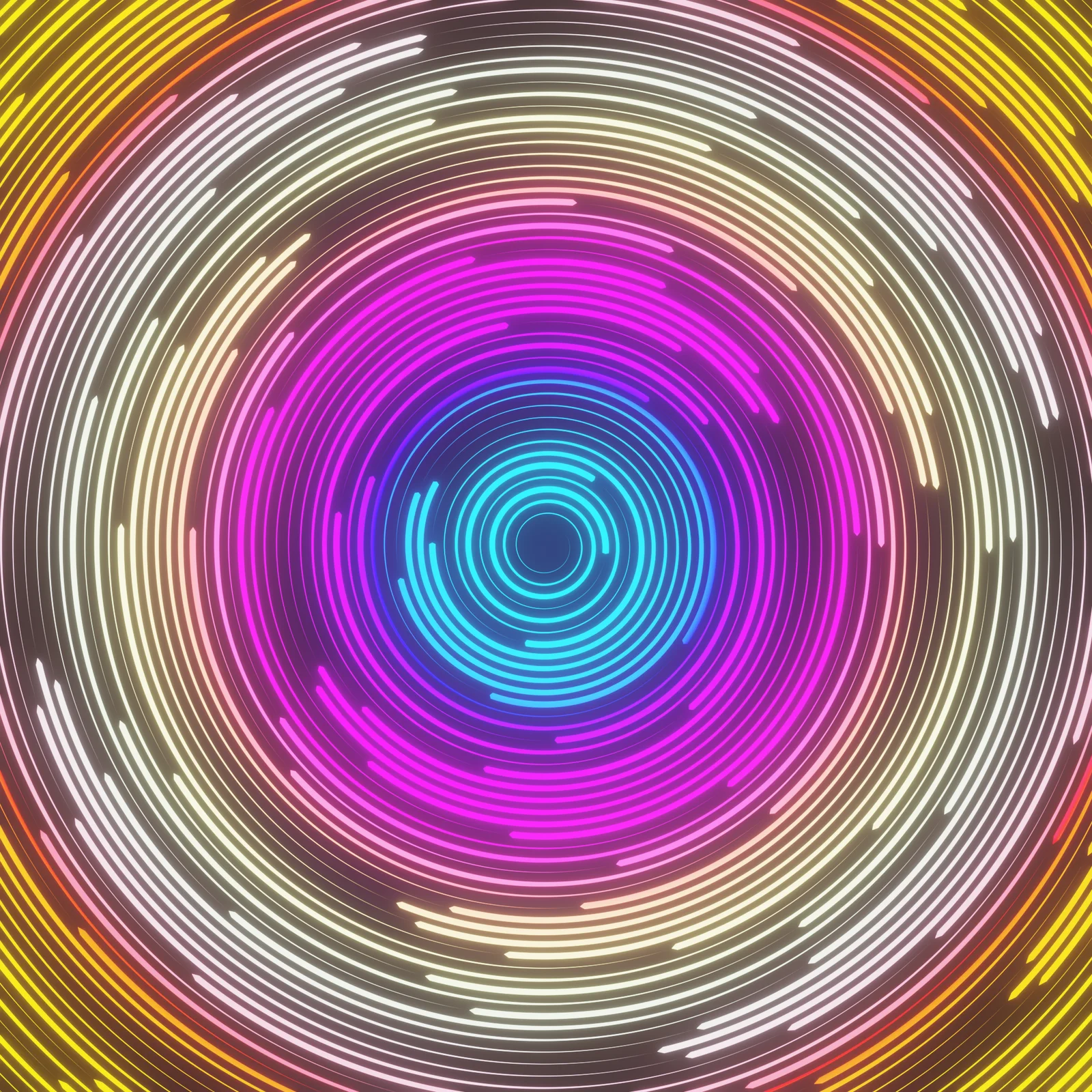 Glowing Round Trails screenshot 4