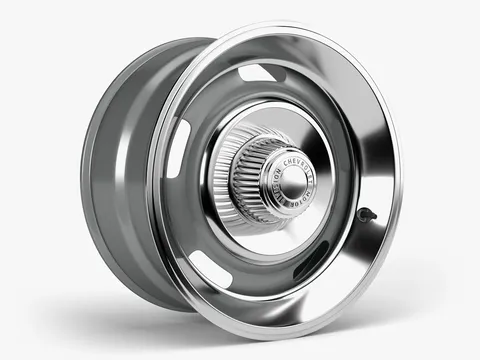 GM Rally Wheel With Trim - Blender 3d models