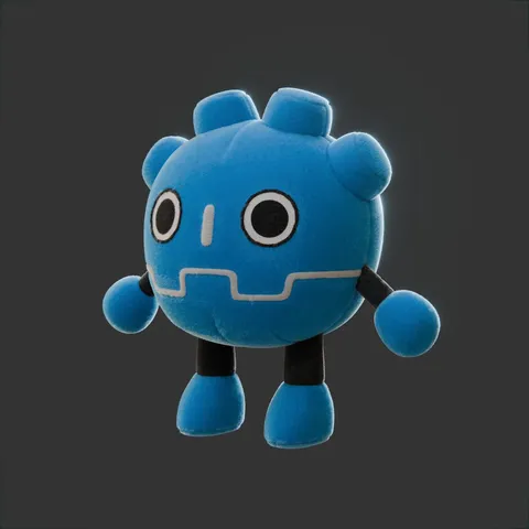 Godot Plushy - Blender 3d models