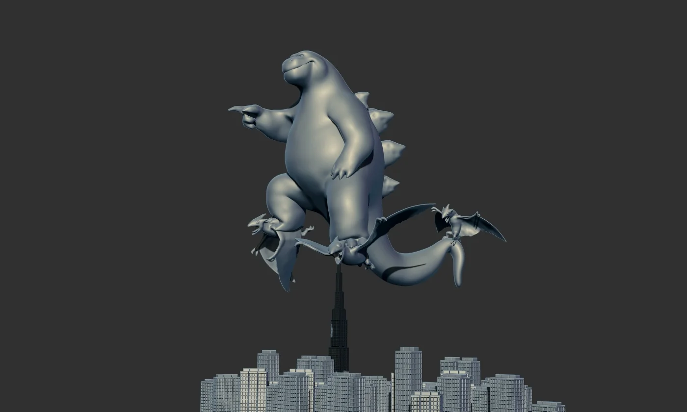 Godzilla Cute Sculpt screenshot 4