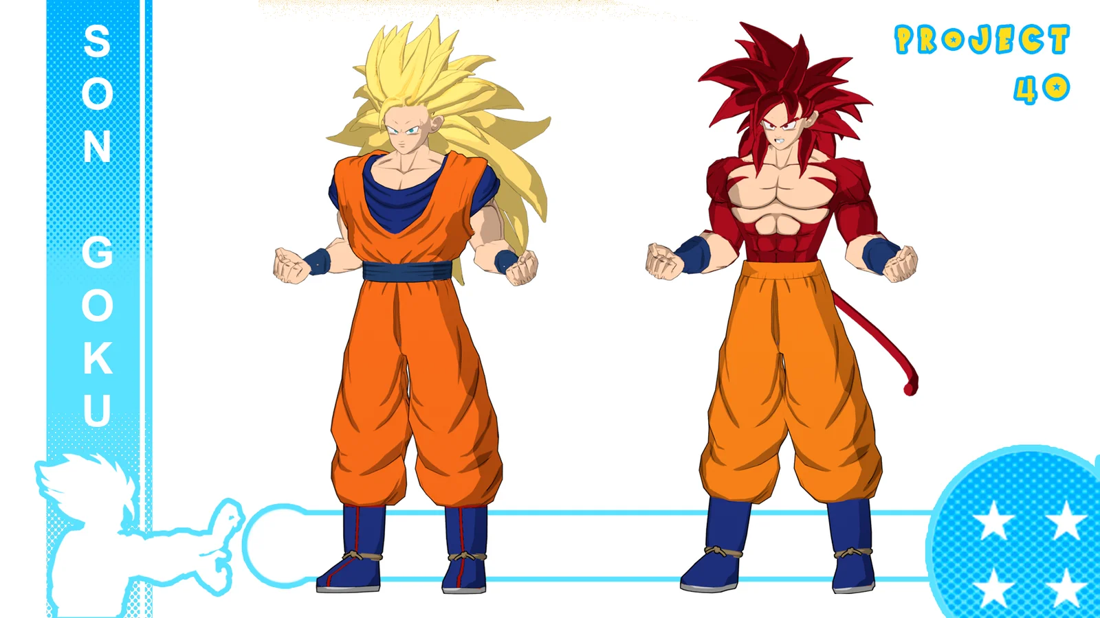 Son Goku Rigged Model screenshot 3