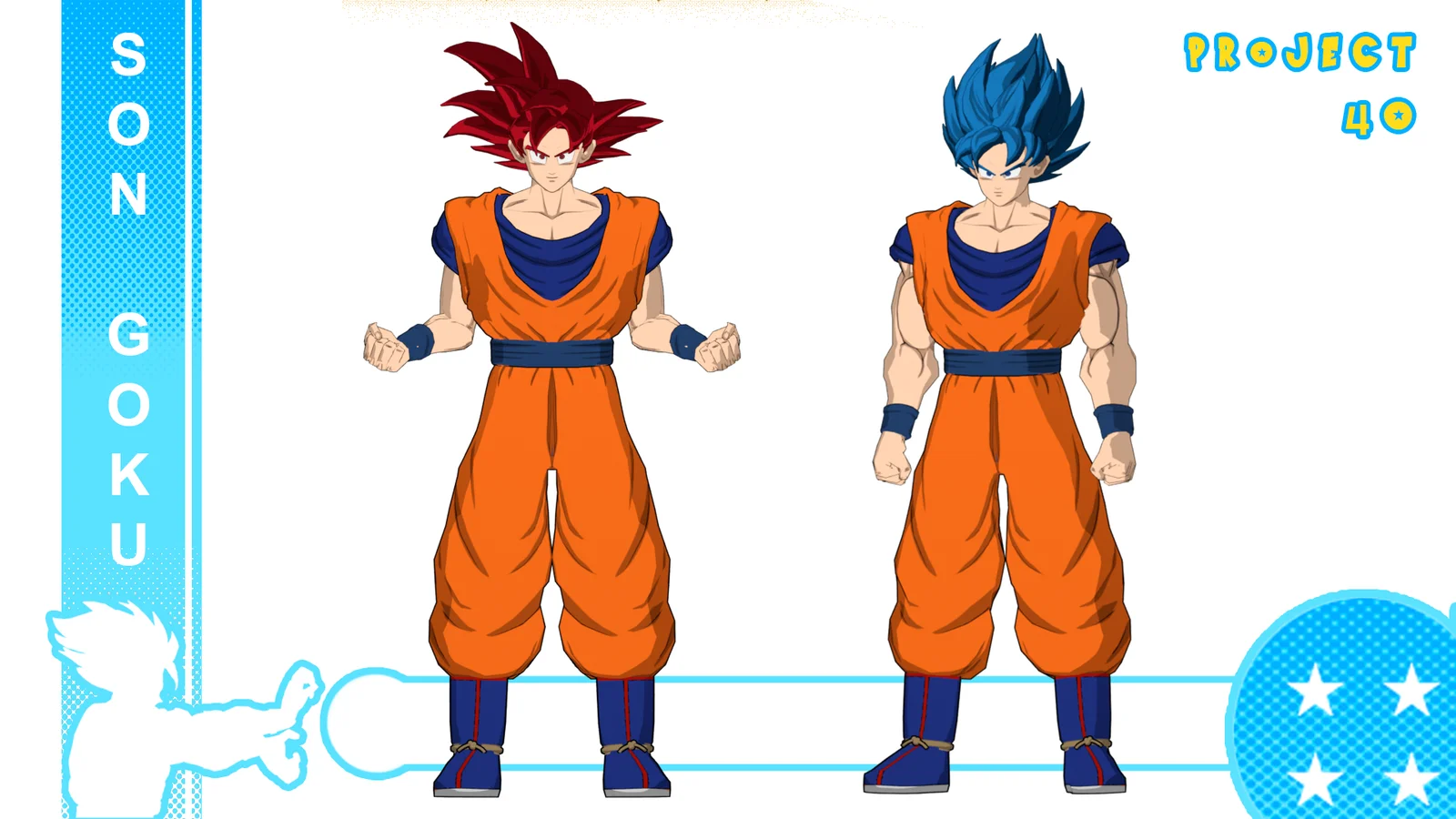 Son Goku Rigged Model screenshot 4