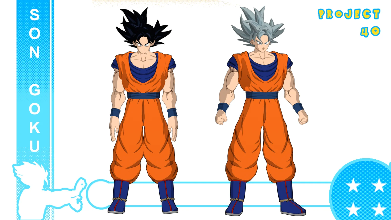 Son Goku Rigged Model screenshot 5