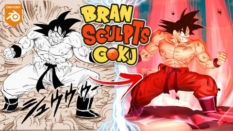 Goku Sculpt - Blender 3d models