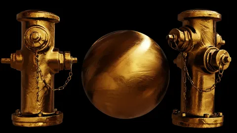 Customizable Gold Shader - Blender shaders